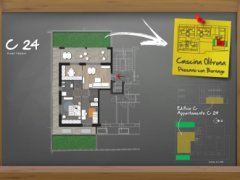 THREE-ROOM APARTMENT WITH KITCHEN AND GARDEN - 1